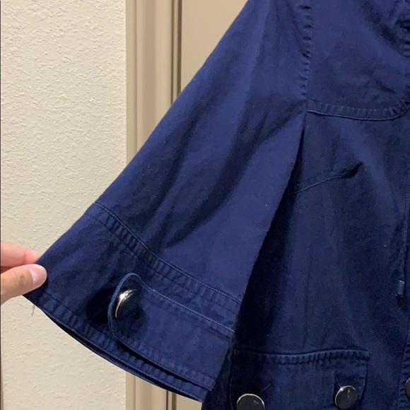 Cropped sleeve cargo jacket - Picture 4 of 5